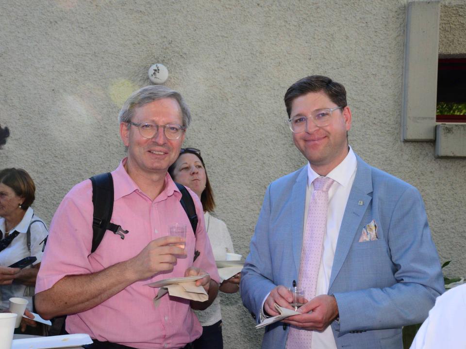 Urs Corradini e Hermann Herburger