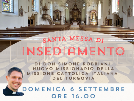 SANTA MESSA DI INSEDIAMENTO DI DON SIMONE ROBBIANI