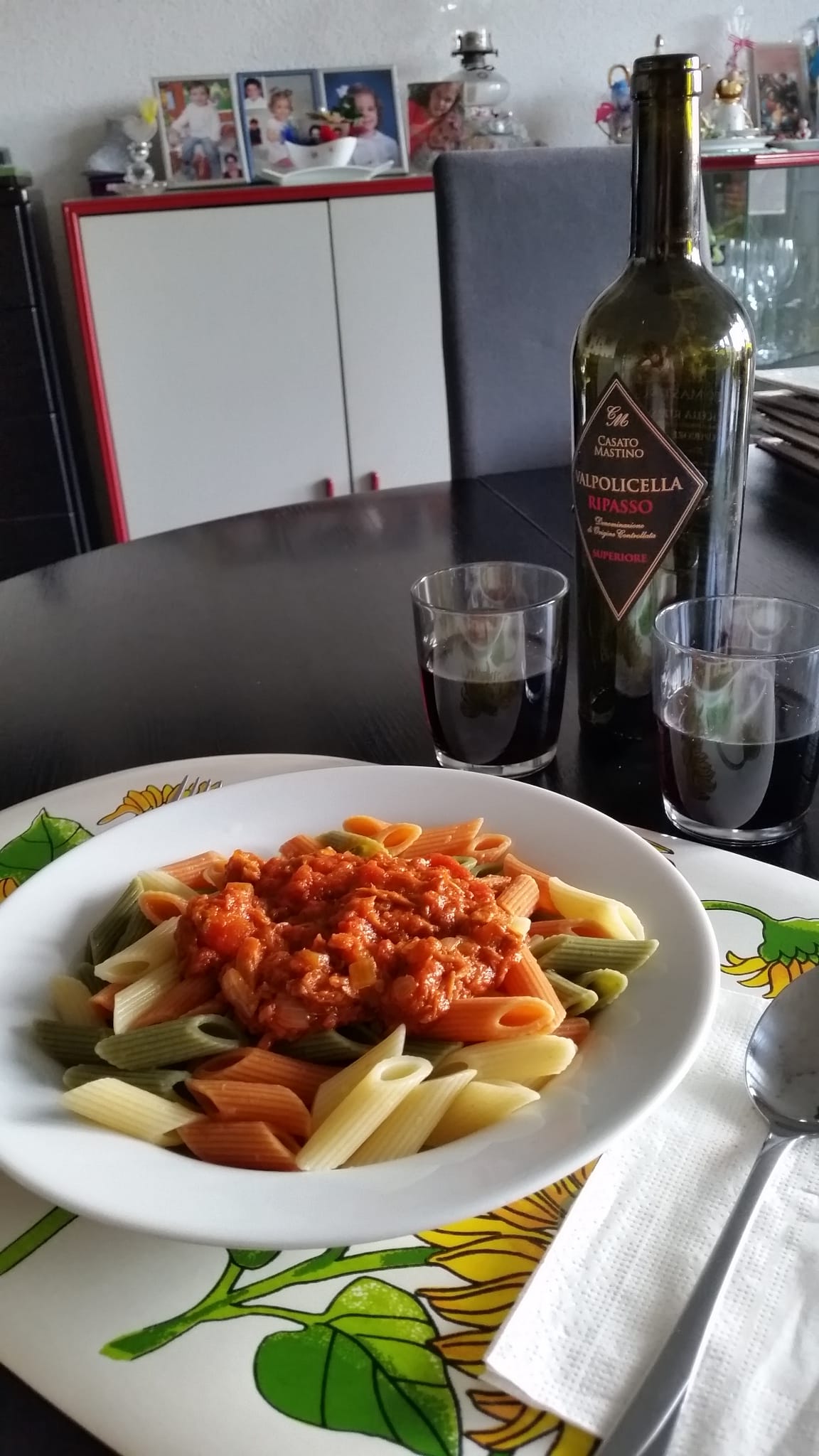 Pasta tricolore
